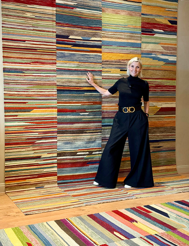 Scandinavian Design Ingaborg Kilim | 350cm x 258cm | Emma Mellor Rugs