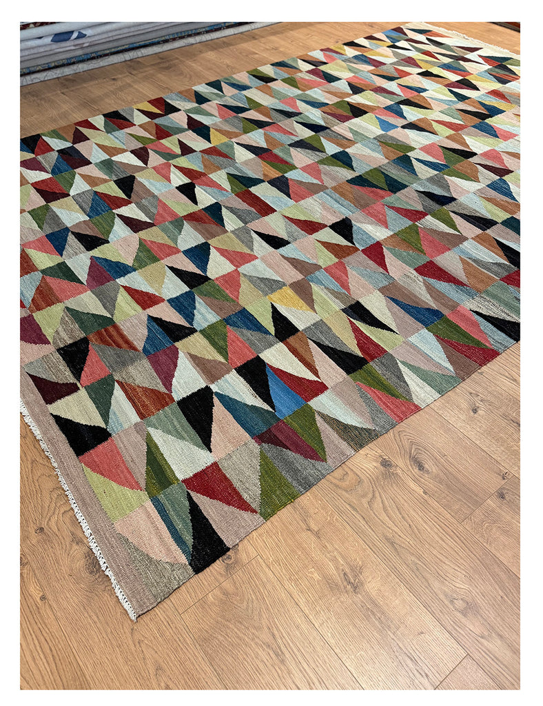 Scandinavian Design Ingaborg Kilim |  296cm x 203cm | Emma Mellor Rugs