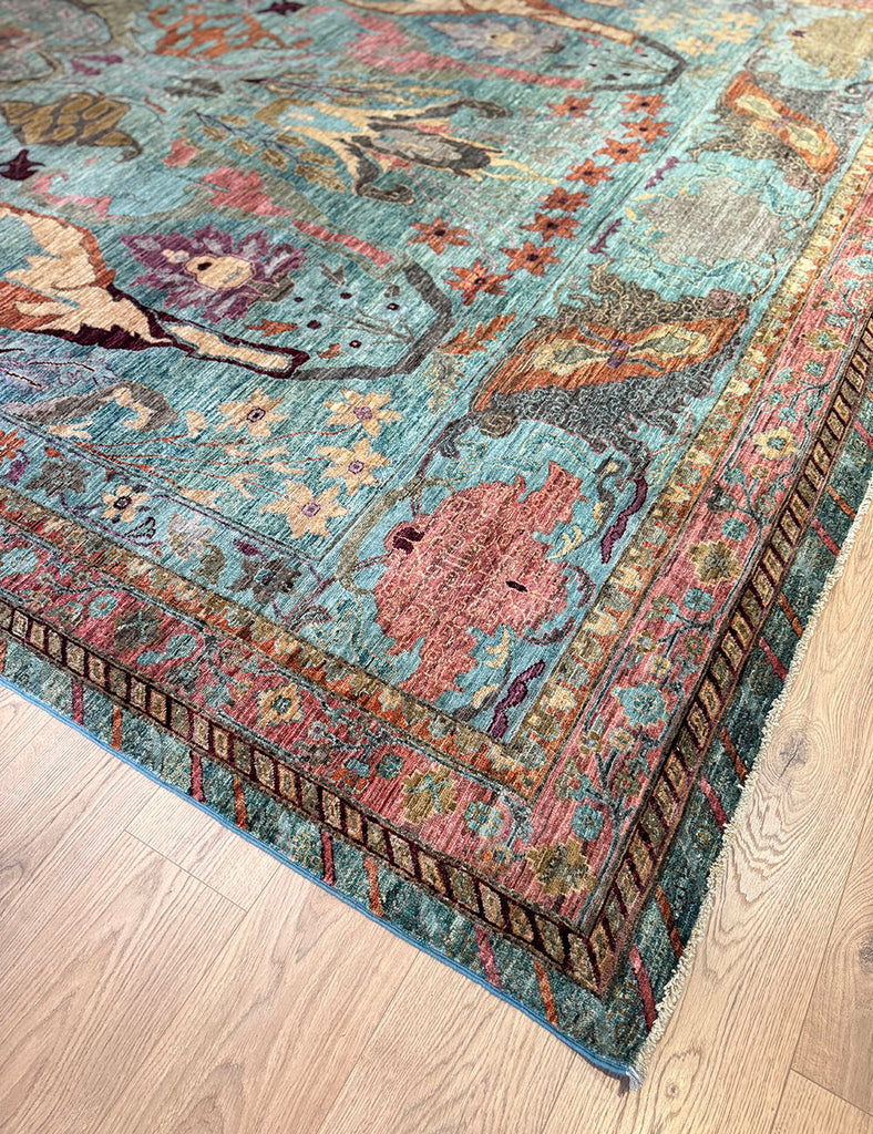 Karakul Rug |  416cm x 305cm  | Large Handmade Rugs | Emma Mellor Rugs