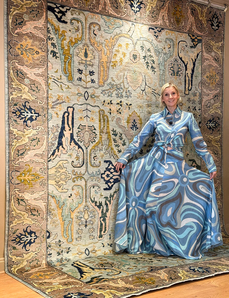 Karakul Rug | 364cm x 275cm | Large Handmade Rugs | Emma Mellor Rugs