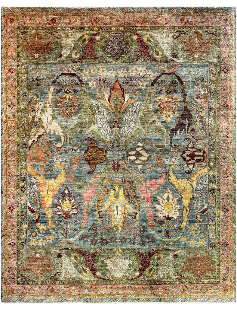 BARNABY PINK & SAGE KARAKUL - 308cm x 247cm (10'1 x 8'1)