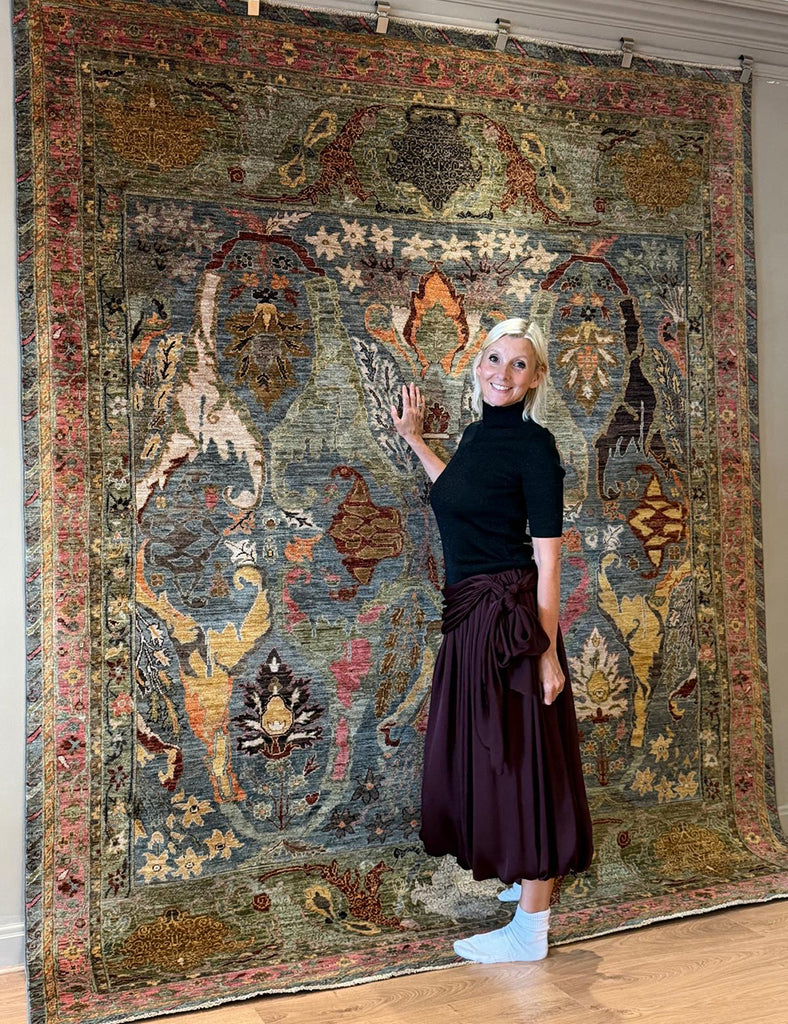 BARNABY PINK & SAGE KARAKUL - 308cm x 247cm (10'1 x 8'1)