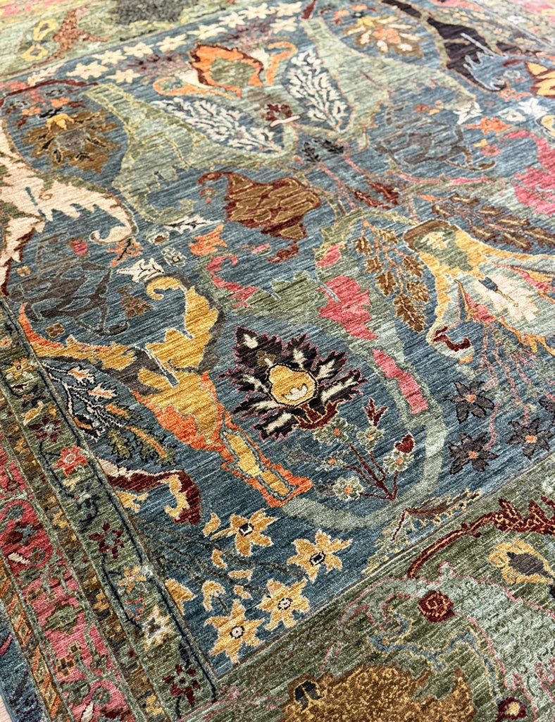 BARNABY PINK & SAGE KARAKUL - 308cm x 247cm (10'1 x 8'1)