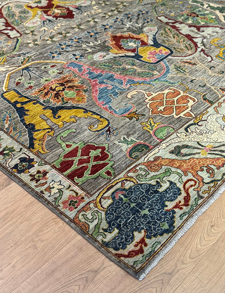 Karakul Rug | 294cm x 250cm | Large Handmade Rugs | Emma Mellor Rugs