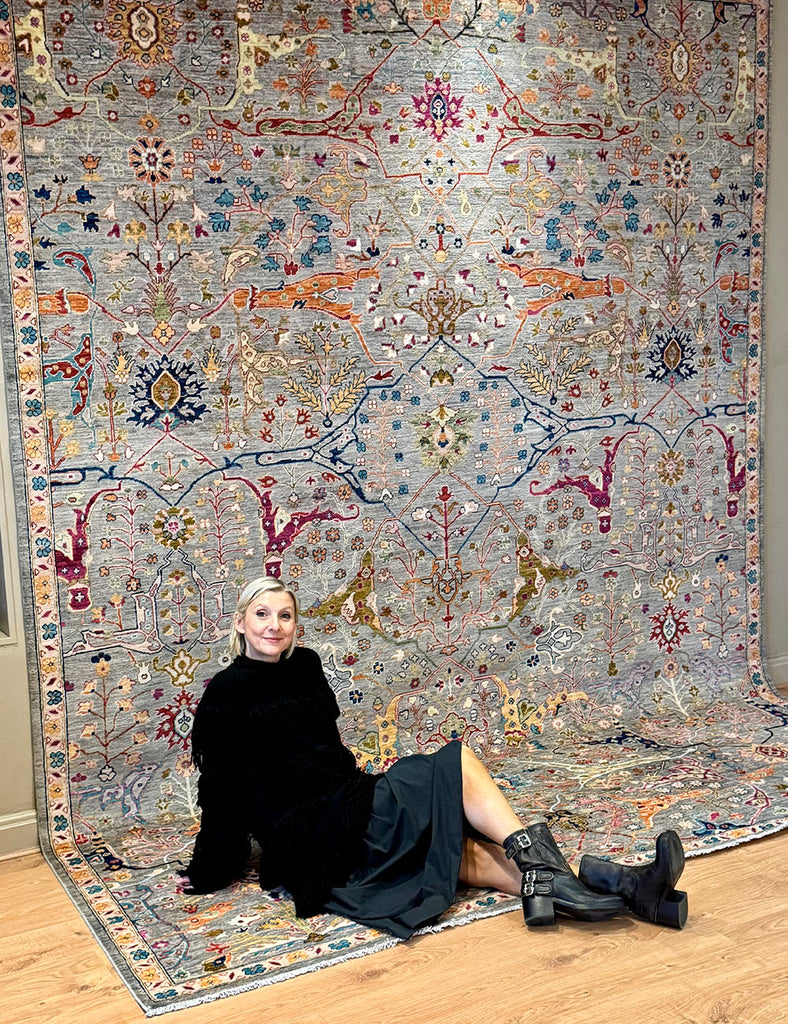 Karakul Rug | 365cm x 283cm | Large Handmade Rugs | Emma Mellor Rugs