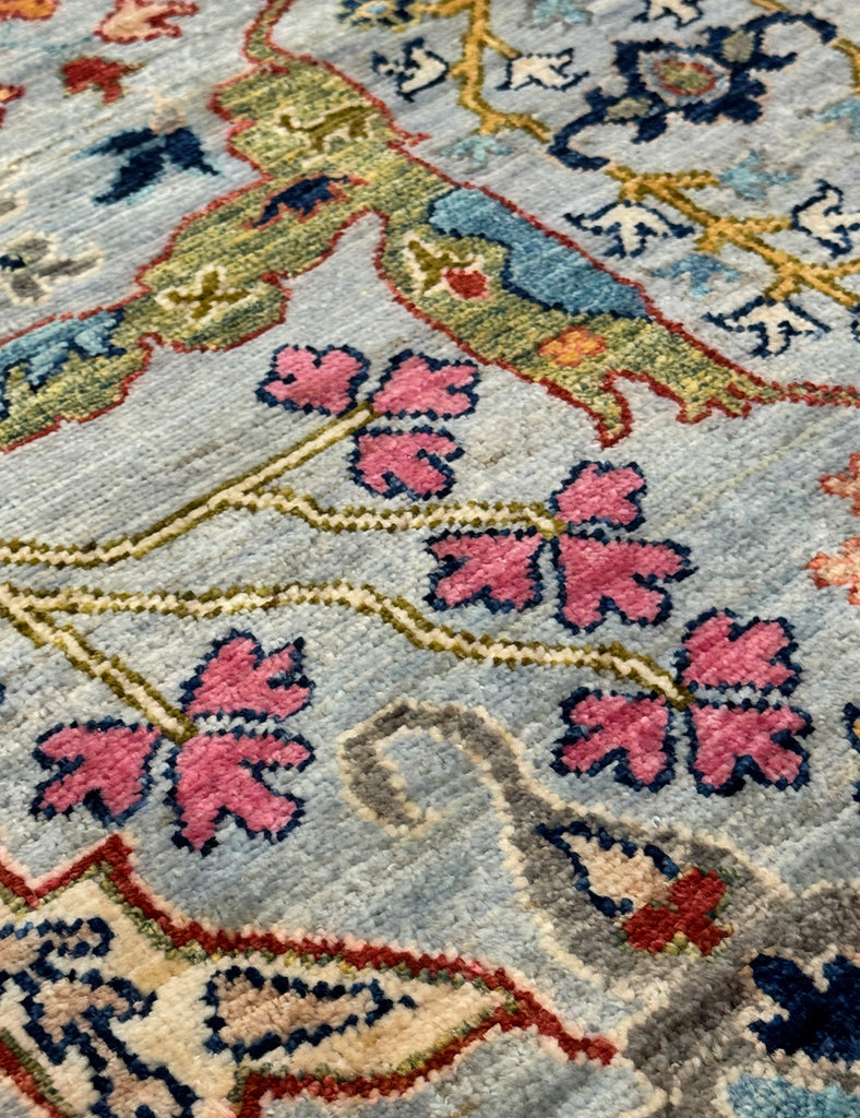Softest Blue Karakul Rug - Karakul Rugs are Handmade in Afghanistan with fine wool and natural dyes - Karakul Rug | Emma Mellor Handmade Rugs