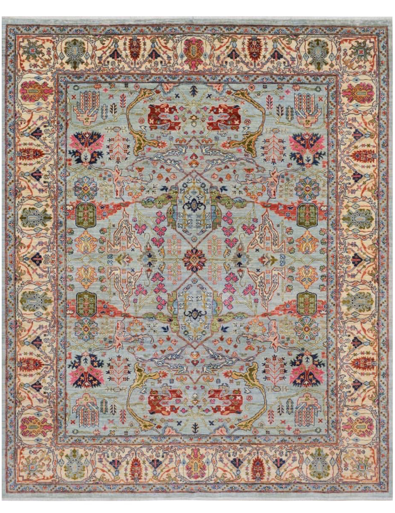 Softest Blue Karakul Rug - Karakul Rugs are Handmade in Afghanistan with fine wool and natural dyes - Karakul Rug | Emma Mellor Handmade Rugs