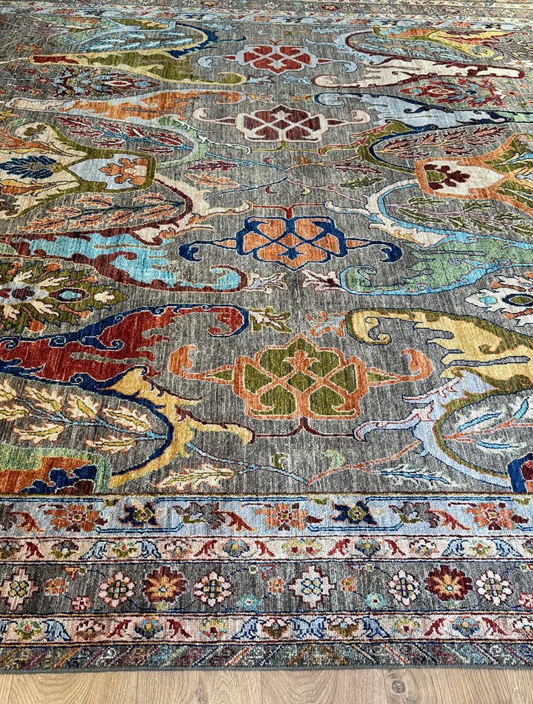 Karakul Rug | 360cm x 279cm | Large Handmade Rugs | Emma Mellor Rugs