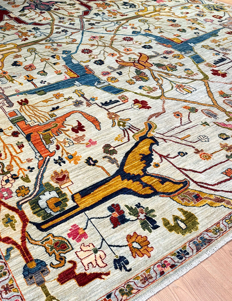 Karakul Rug | 355cm x 275cm | Large Handmade Rugs | Emma Mellor Rugs