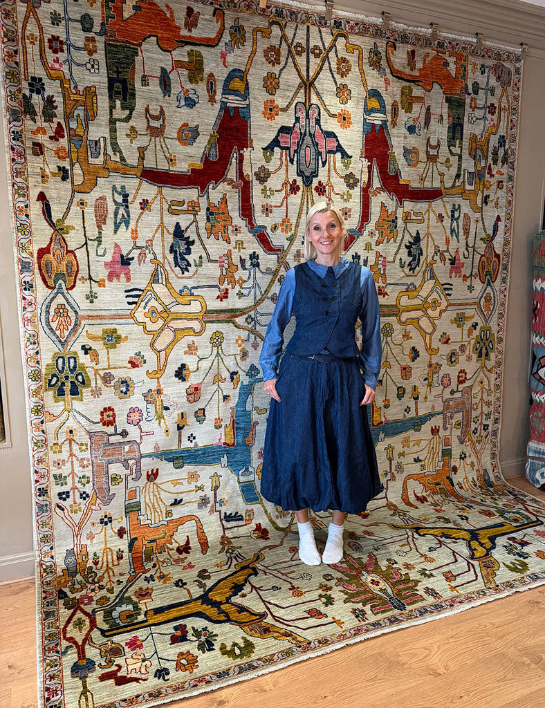 Karakul Rug | 355cm x 275cm | Large Handmade Rugs | Emma Mellor Rugs