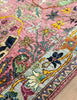 Karakul rug in pink - Karakul Rugs are Handmade in Afghanistan with fine wool and natural dyes | Emma Mellor Handmade Rugs London
