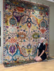 KARAKUL IN ROSE PINK Size : 305cm x 241cm (10' x 7'11)