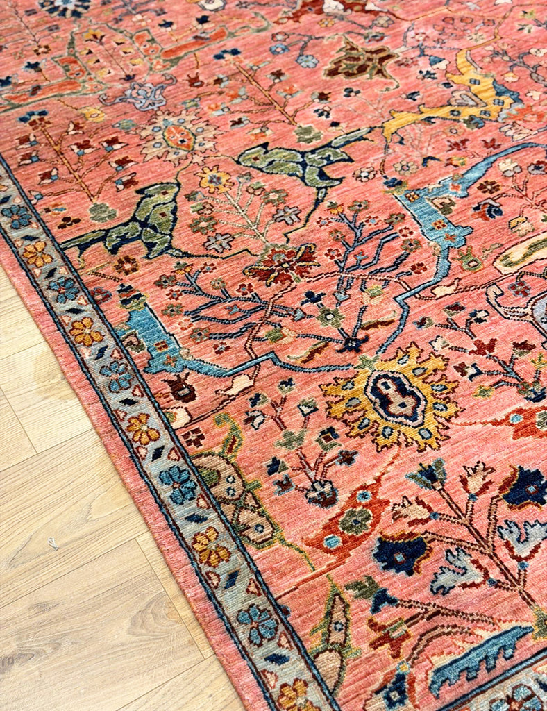 Pink Karakul Rug | 298cm x 243cm | Rugs | Emma Mellor Handmade Rugs
