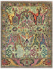 Karakul Rug | 314cm x 249cm | In Sage Orange Ochre | Emma Mellor Rugs