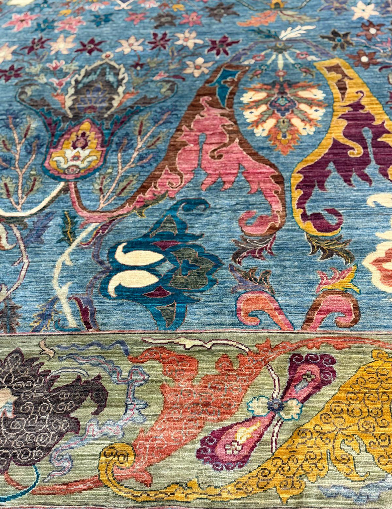 Arts and Crafts Rug | 362cm x 277cm | Rugs | Emma Mellor Handmade Rugs