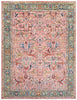 Karakul Rug in rose and green | 364cm x 278cm | Large Handmade Rugs | Emma Mellor Rugs