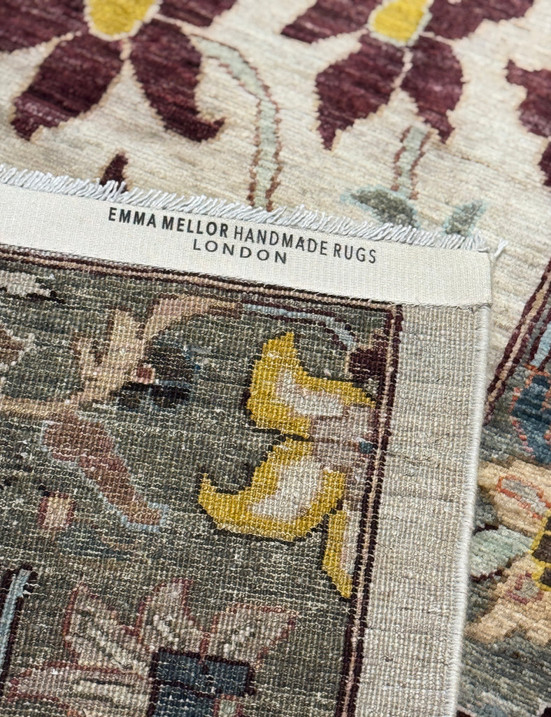 Large Karakul Rug In Autumn - Karakul Rugs are Handmade in Afghanistan with fine wool and natural dyes - Worldwide Delivery | Emma Mellor Handmade Rugs