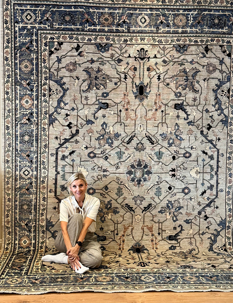 Karakul Rug | 363cm x 278cm | Large Handmade Rugs | Emma Mellor Rugs