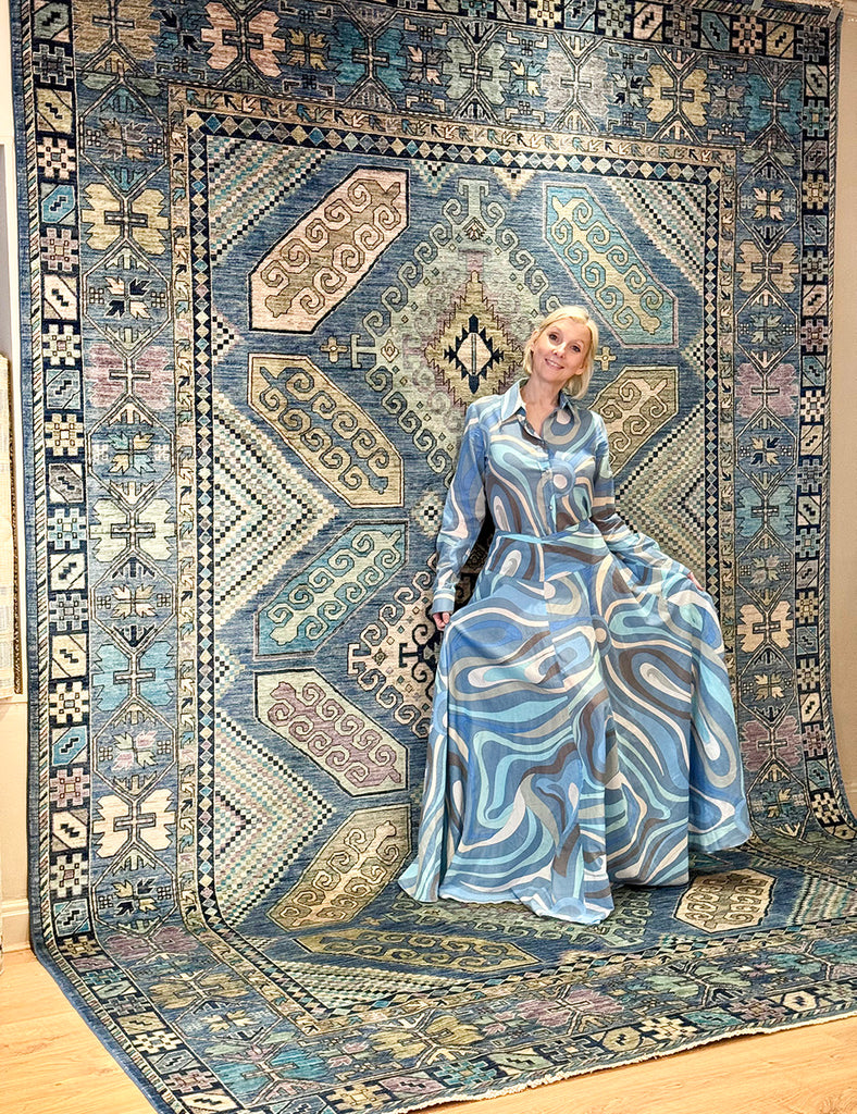 Karakul Rug | 360cm x 270cm  | Large Handmade Rugs | Emma Mellor Rugs