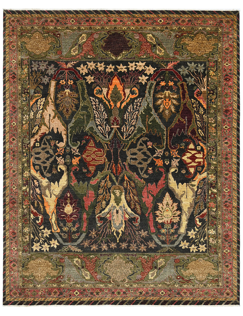Karakul In Charcoal Moss & Rose