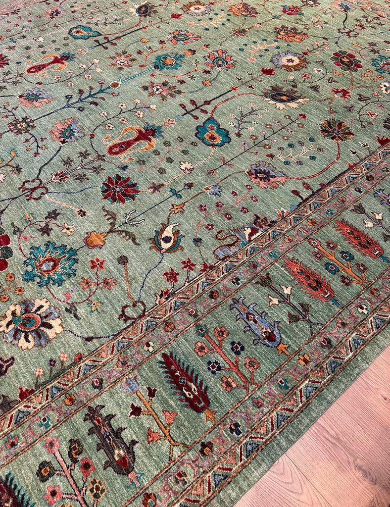 Karakul Rug | 397cm x 309cm | Large Handmade Rugs | Emma Mellor Rugs