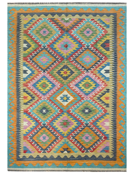 Kilim Rug | 245cm x 175cm | Kilim Rug | Emma Mellor Rugs London