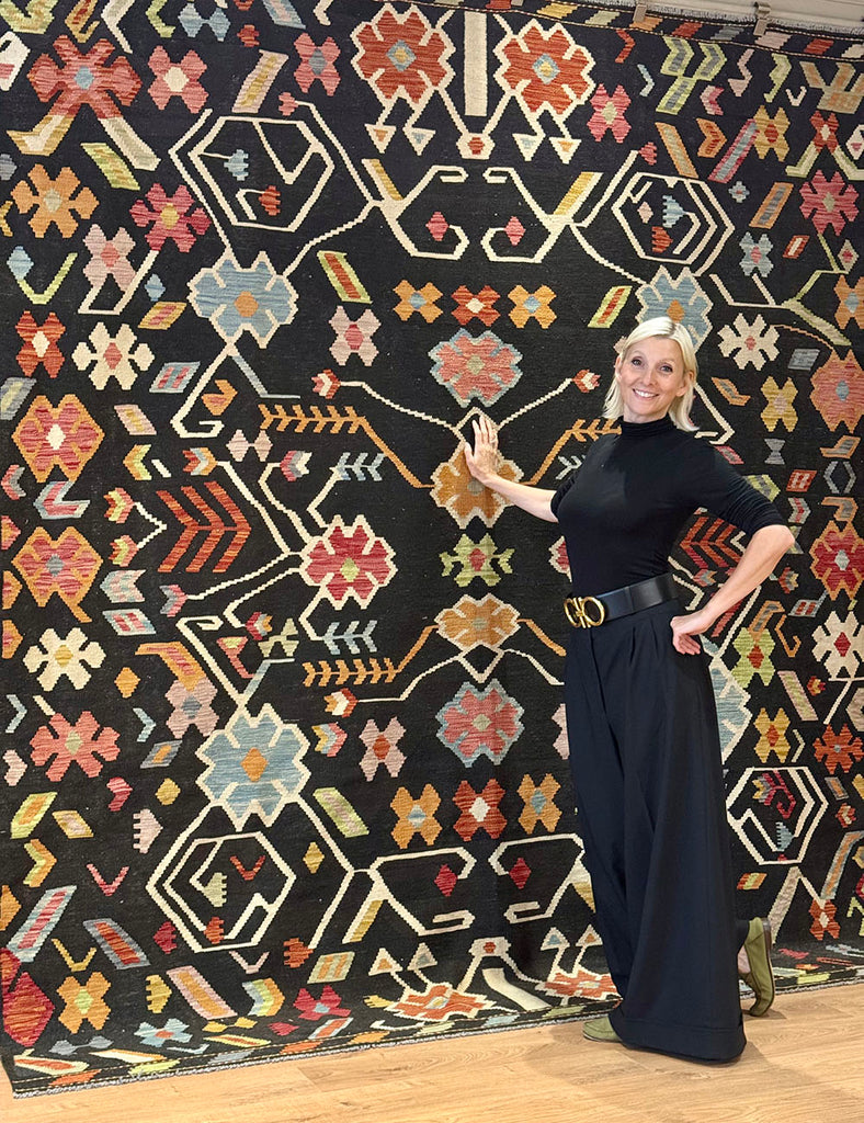 Chalk Kilim Rug | 297cm x 257cm | Kilims | Emma Mellor Handmade Rugs