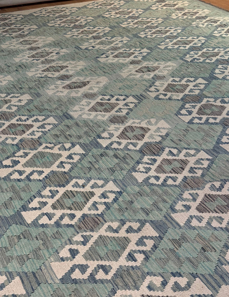 Chalk Kilim Rug | 397cm x 328cm | Kilims | Emma Mellor Handmade Rugs