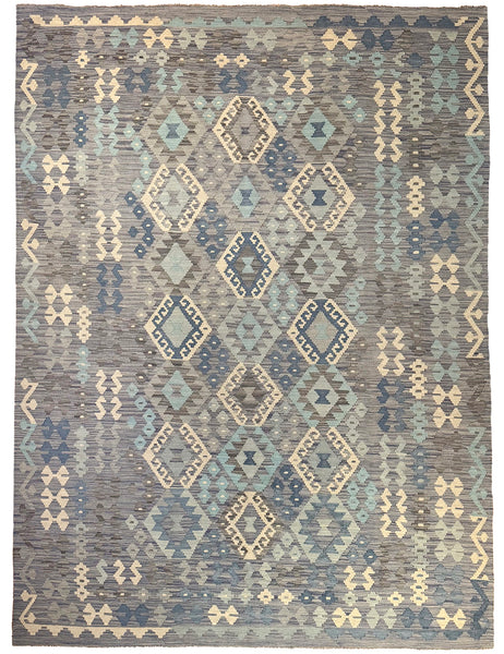 Kilim Rug | 283cm x 203cm | Chalk Kilim Rug | Emma Mellor Rugs London