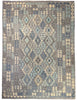 Kilim Rug | 283cm x 203cm | Chalk Kilim Rug | Emma Mellor Rugs London