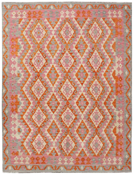 Kilim Rug | 234cm x 178cm | Chalk Kilim Rug | Emma Mellor Rugs London
