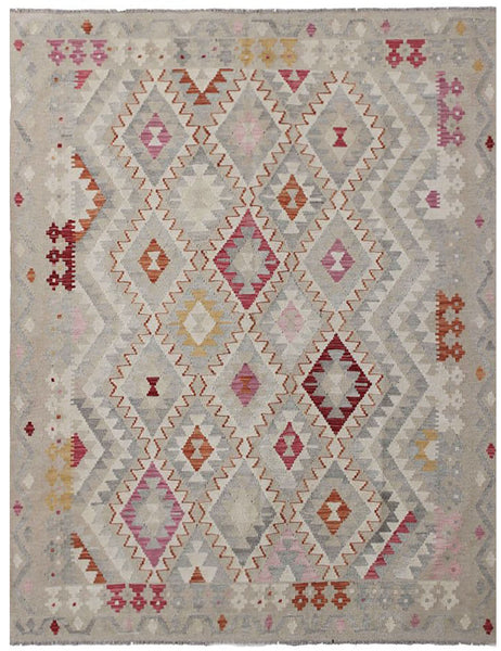 Kilim Rug | 230cm x 178cm | Chalk Kilim Rug | Emma Mellor Rugs London