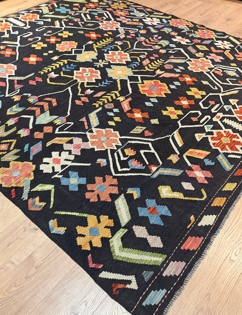 Large Kilim Rug | 296cm x 257cm | Kilim Rug | Emma Mellor Rugs London