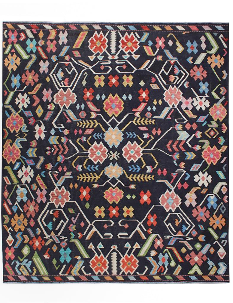 Large Kilim Rug | 296cm x 257cm | Kilim Rug | Emma Mellor Rugs London