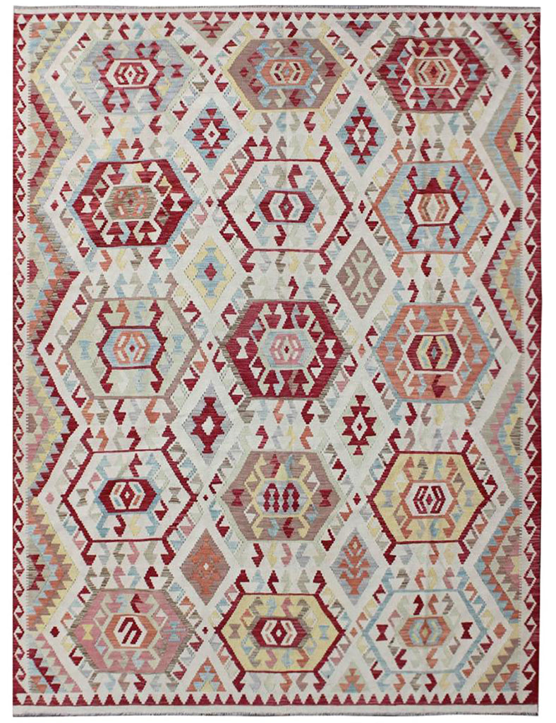 Chalk Kilim Rug | 343cm x 255cm | Kilims | Emma Mellor Handmade Rugs
