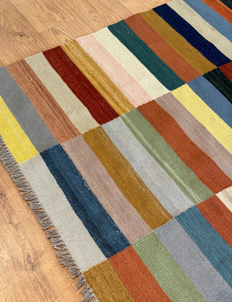 Scandinavian Design Ingaborg Kilim | 184cm x 123cm | Emma Mellor Rugs