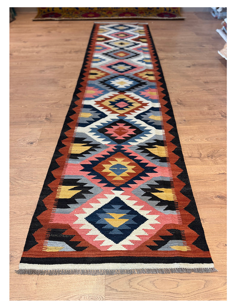 Kilim Runner | 345cm x 85cm | Hall Runners | Emma Mellor Handmade Rugs