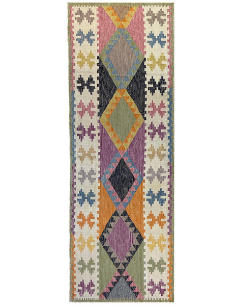 Kilim Runner | 292cm x 105cm | Hall Runner | Emma Mellor Handmade Rugs