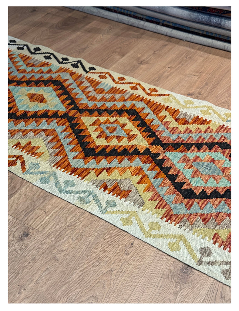Kilim Runner | 400cm x 82cm | Hall Runners | Emma Mellor Handmade Rugs