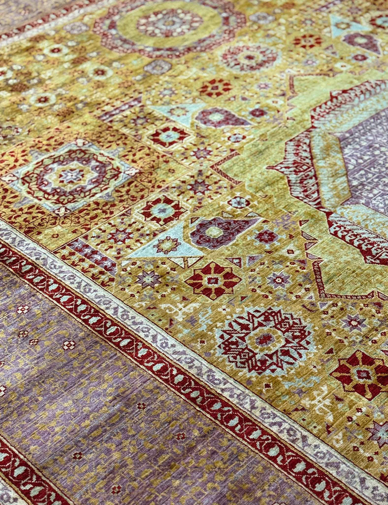 Mamluk Rug | 355cm x 275cm | Large Rugs | Emma Mellor Handmade Rugs