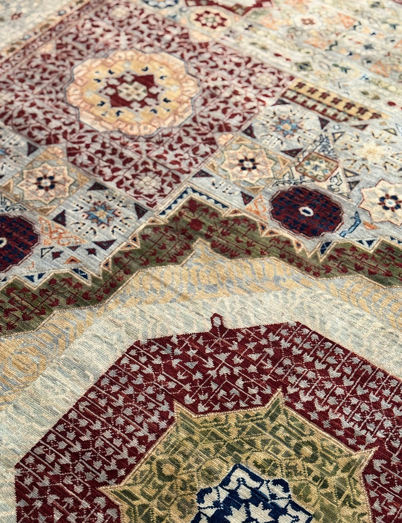 Mamluk Rug | 291cm x 252cm | Large Rugs | Emma Mellor Handmade Rugs