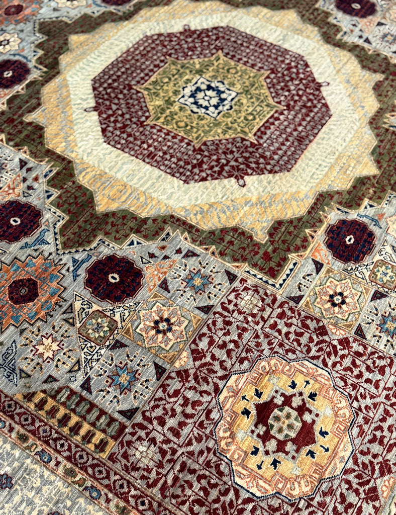 Mamluk Rug | 291cm x 252cm | Large Rugs | Emma Mellor Handmade Rugs