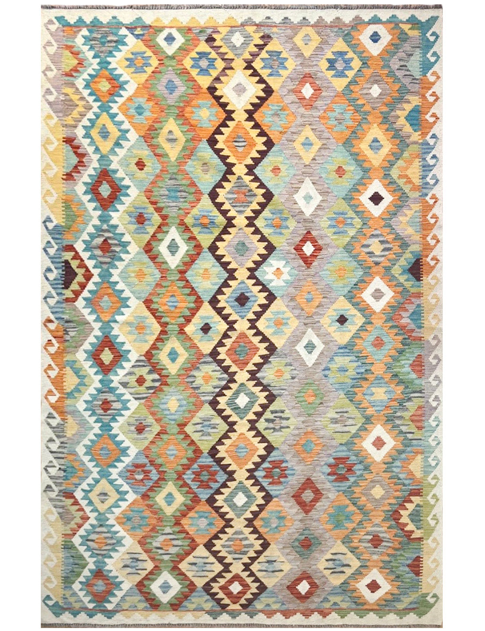Kilim Rug | 300cm x 198cm | Mamora Kilim Rug | Emma Mellor Rugs London ...