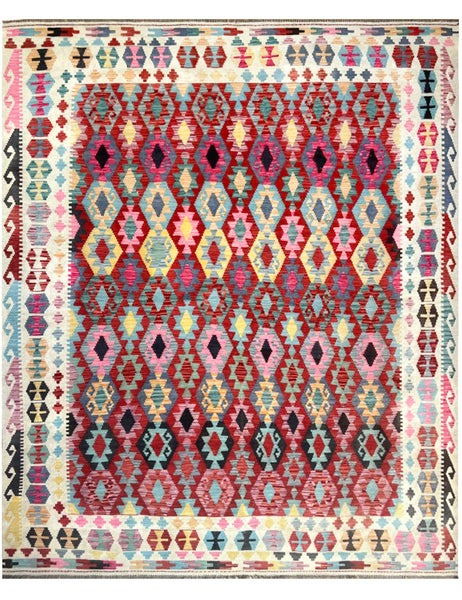 Kilim Rug | 300cm x 268cm | Mamora Kilim Rug | Emma Mellor Rugs London