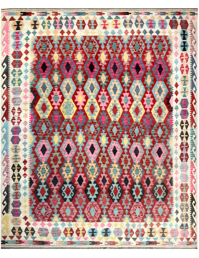 Kilim Rug | 300cm x 268cm | Mamora Kilim Rug | Emma Mellor Rugs London