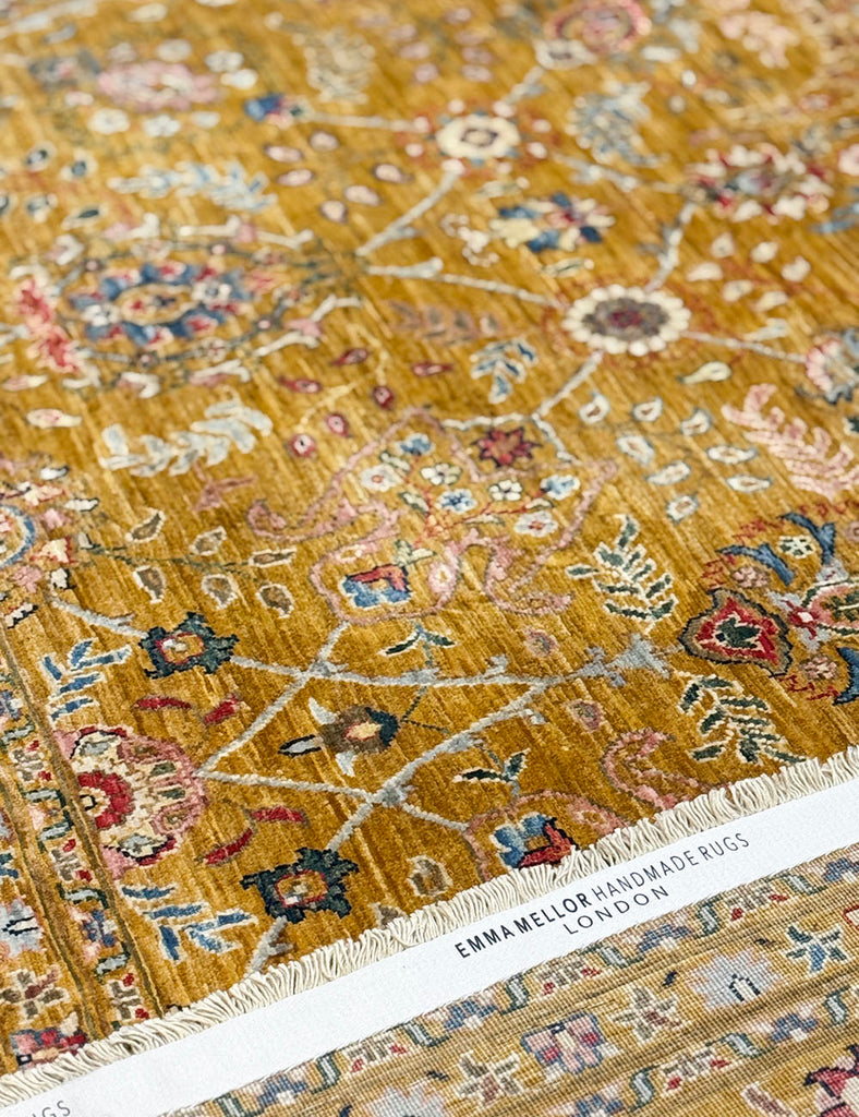 Vase Mazar Rug | 365cm x 272cm | Mazar | Emma Mellor Handmade Rugs