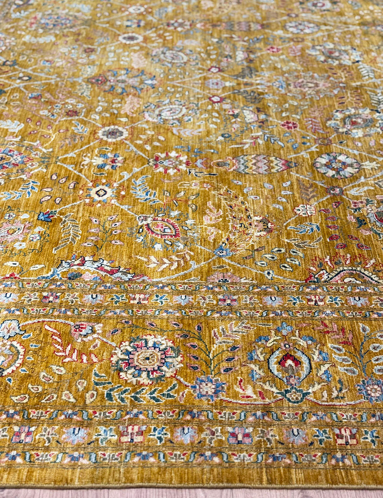 Vase Mazar Rug | 365cm x 272cm | Mazar | Emma Mellor Handmade Rugs