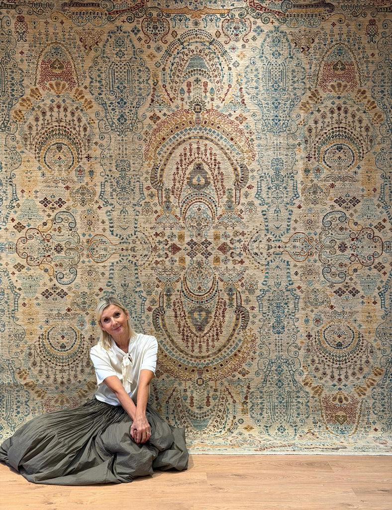Mazar Rug | 305cm x 245cm | Large Rugs | Emma Mellor Handmade Rugs