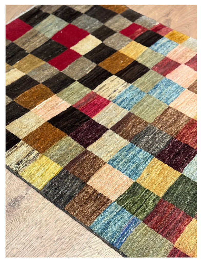 Nomadic Afghan Rug | 143cm x 104cm | Contemporary Rugs | Emma Mellor