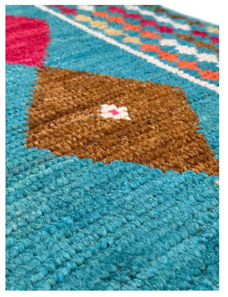 Nomadic Afghan Rug | 145cm x 92cm | Contemporary Rugs | Emma Mellor